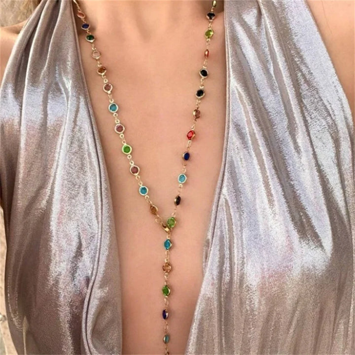 Levoire | Collier En Cristal Vert Coloré Stahl