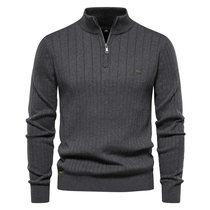 Levoire | Pull Homme Tendance Avec Col Haut Et Fermeture Éclair