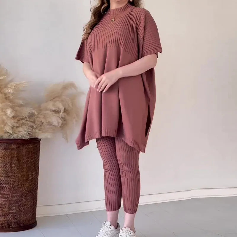 Levoire | Ensemble Deux Pièces En Tissu Doux Pour Femmes Rosa