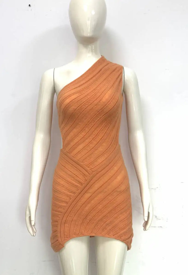 Levoire | Robe Mini À Épaule Unique
