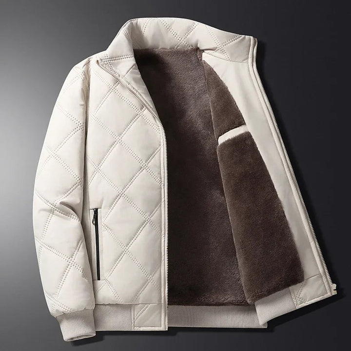 Levoire | Veste Zippée En Molleton À Manches Longues Chaude Blanc