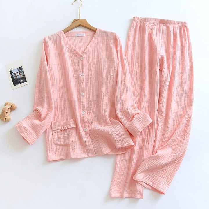 Levoire | Pyjama D'Été De Ursa Minor En Crêpe De Coton Rose clair