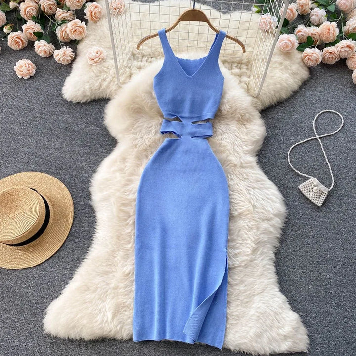 Levoire | Robe de mode pour femmes Bleu Une taille