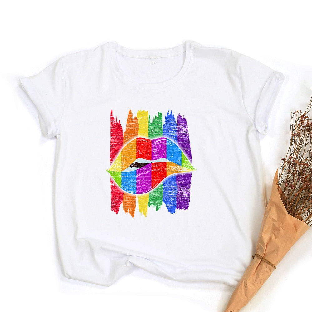 Levoire | Love Equality T-Shirt Graphique Arc-En-Ciel Lgbt Fierté Rétro Été Conception 11