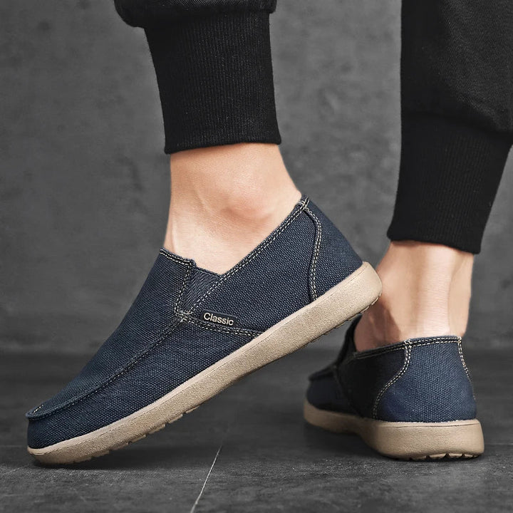 Levoire | Baskets Toile Élégantes Homme Bleu