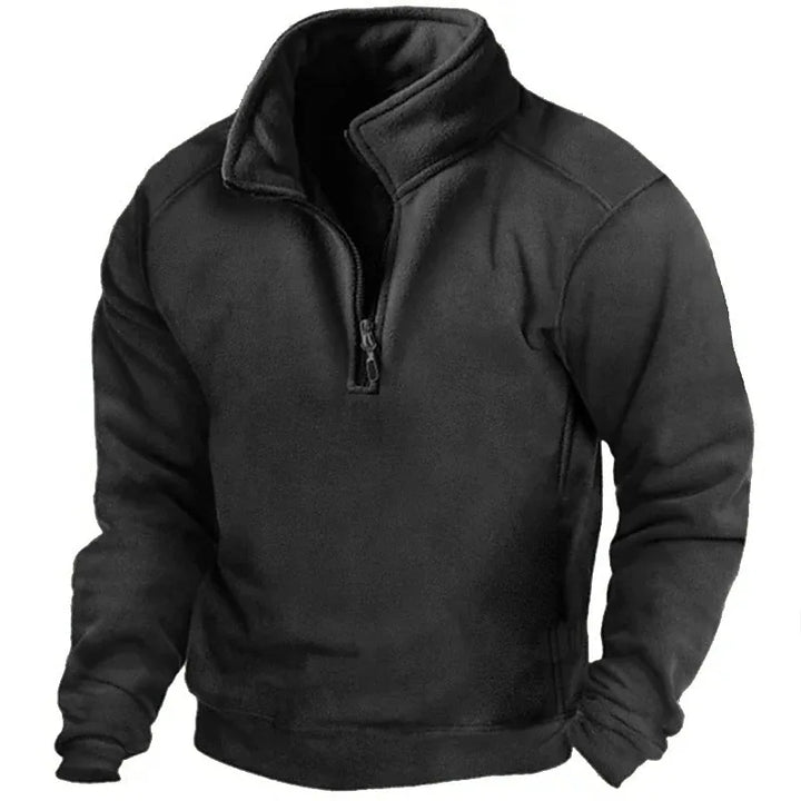 Levoire | Chemise Col Rond Slim Noir