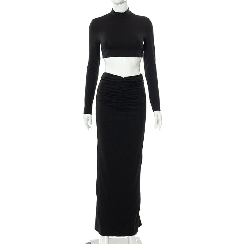 Levoire | Robe Longue Drapée Ajustée