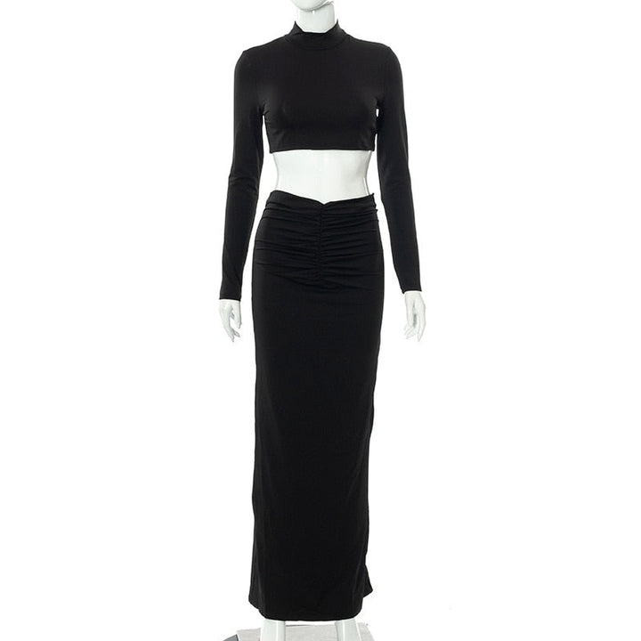 Levoire | Robe Longue Drapée Ajustée