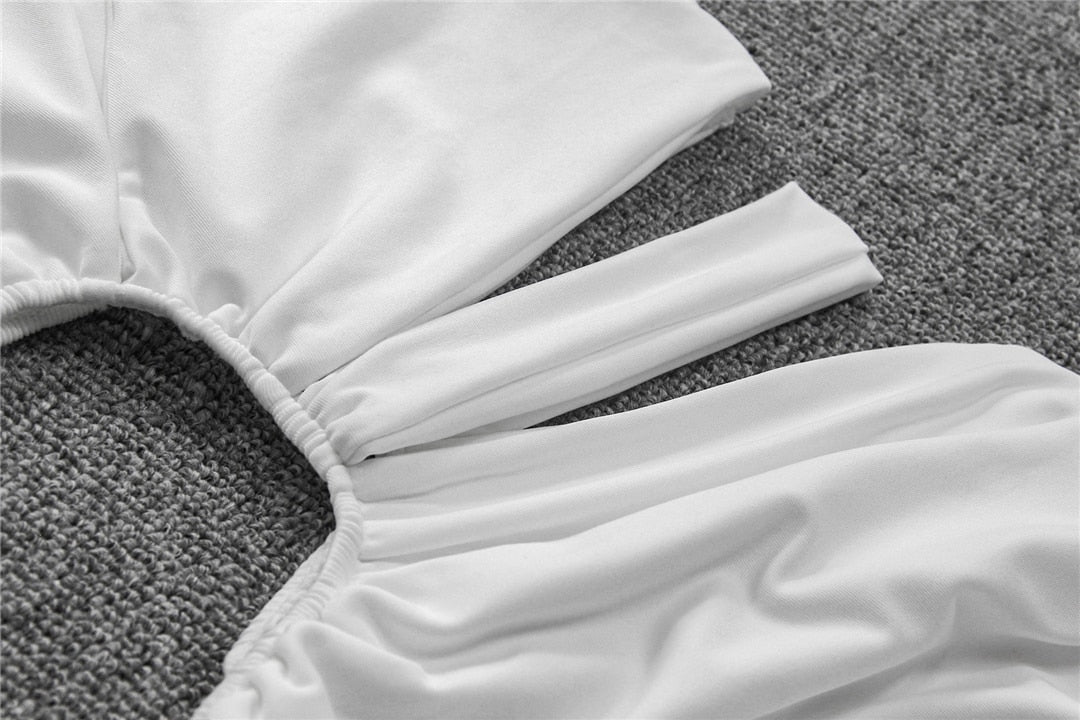 Levoire | Une Épaule Vide Mini Robe