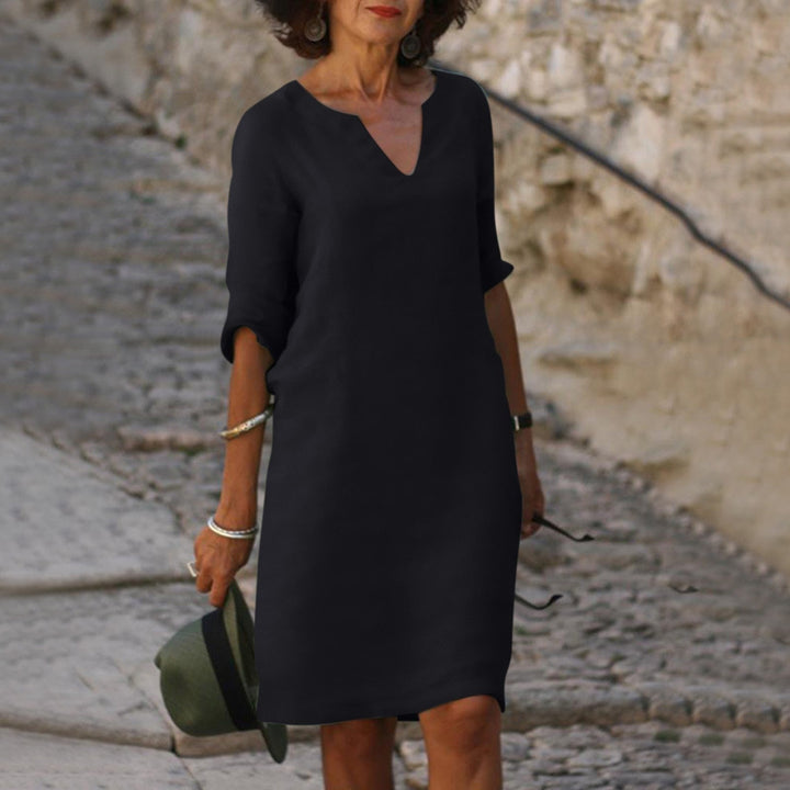 Levoire | Robe Midi D'Été Noir