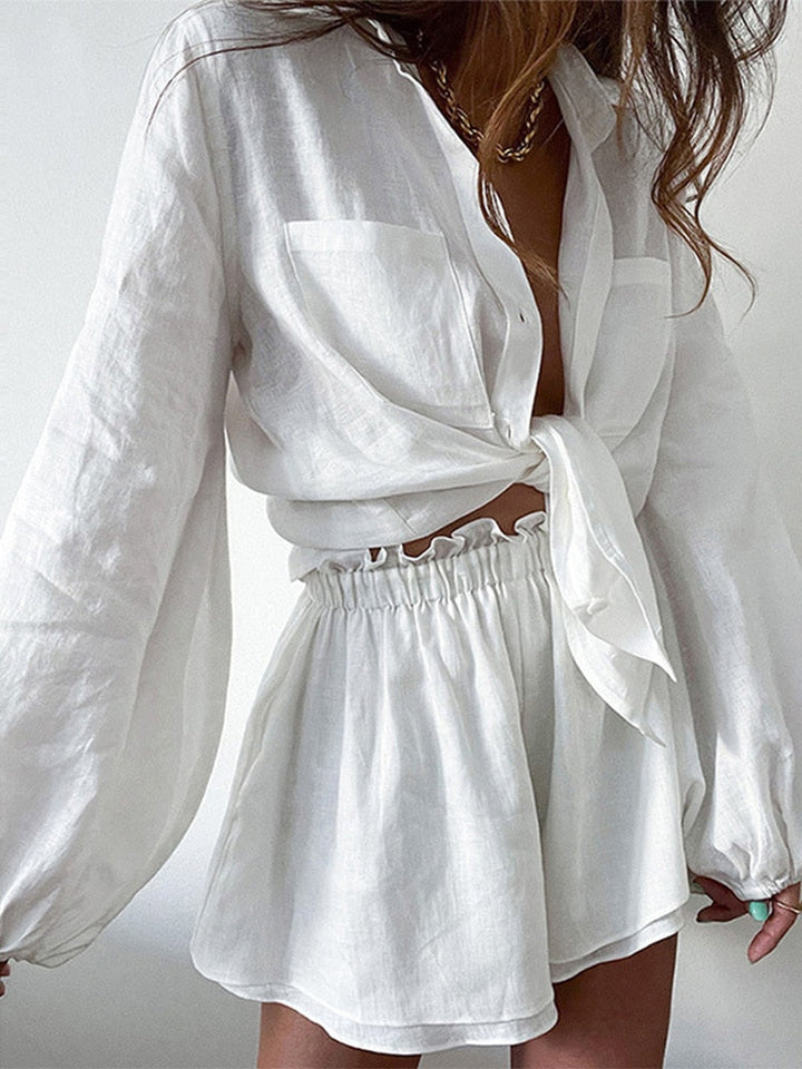 Levoire | Ensemble De Vêtements Deux Pièces Blanc