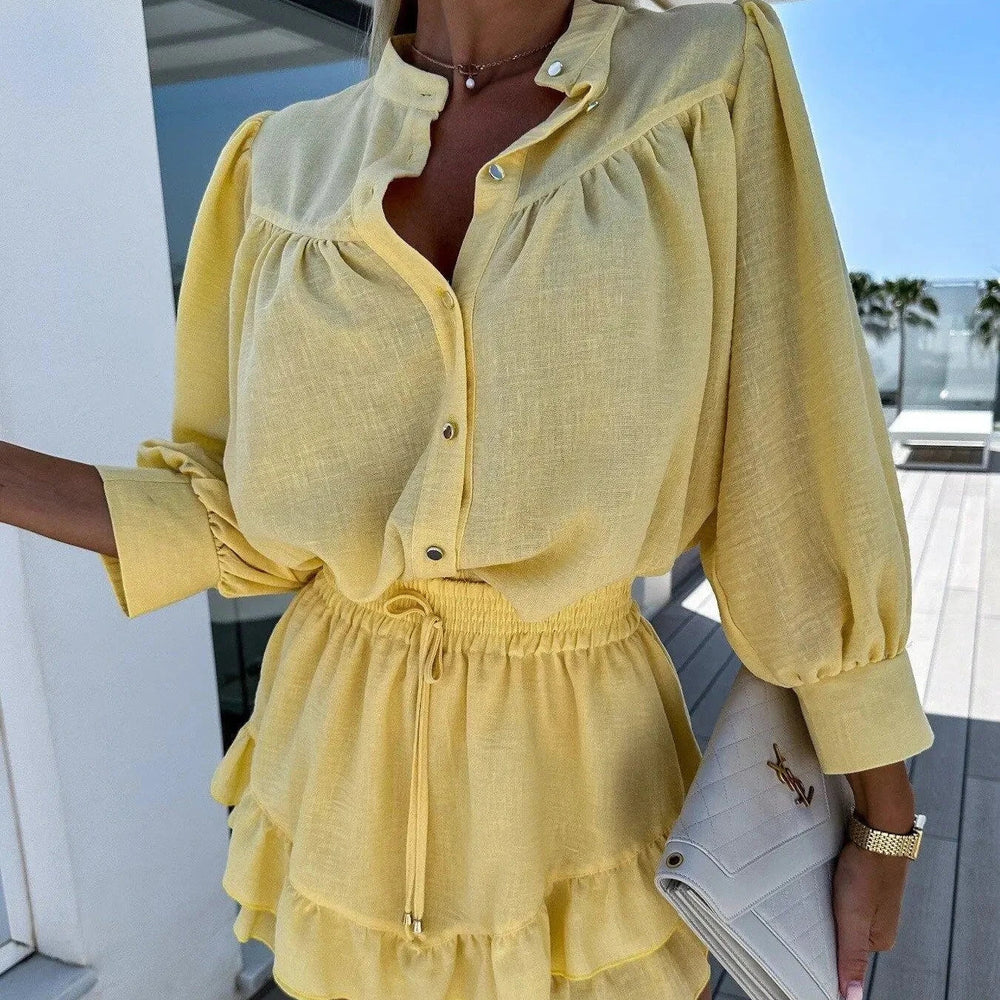 Levoire | Vêtements D'Été Complets Pour Jours Chauds Jaune