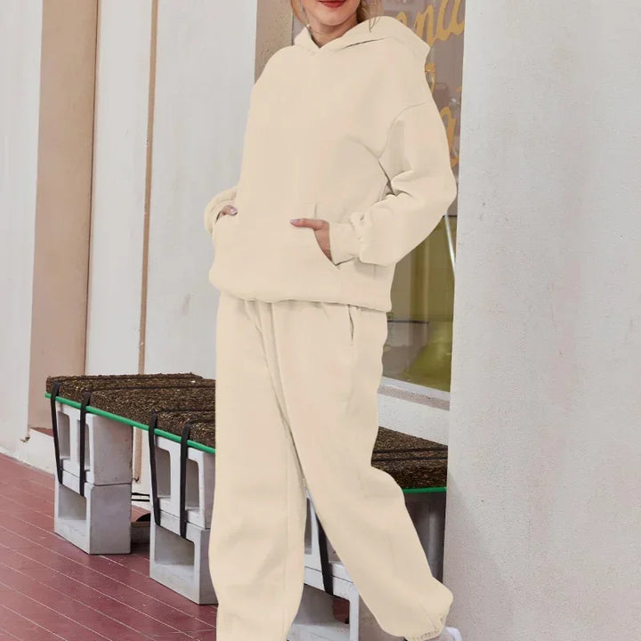 Levoire | Ensemble Sweat À Capuche Et Pantalon De Survêtement Abricot