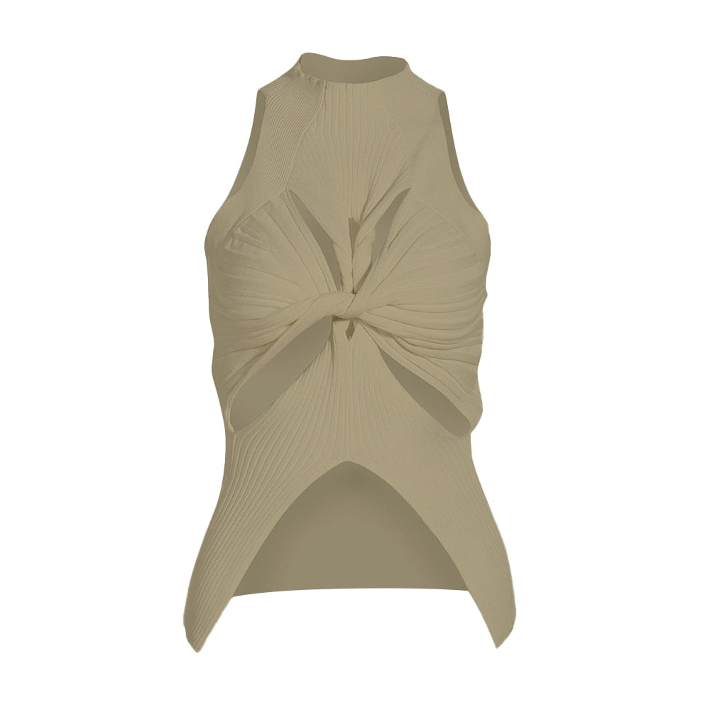 Levoire | Débardeur Découpé khaki