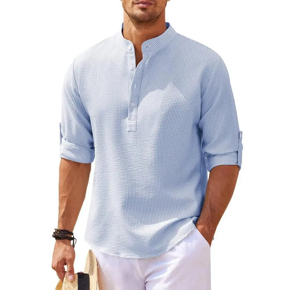 Levoire | Chemise d'été décontractée Bleu