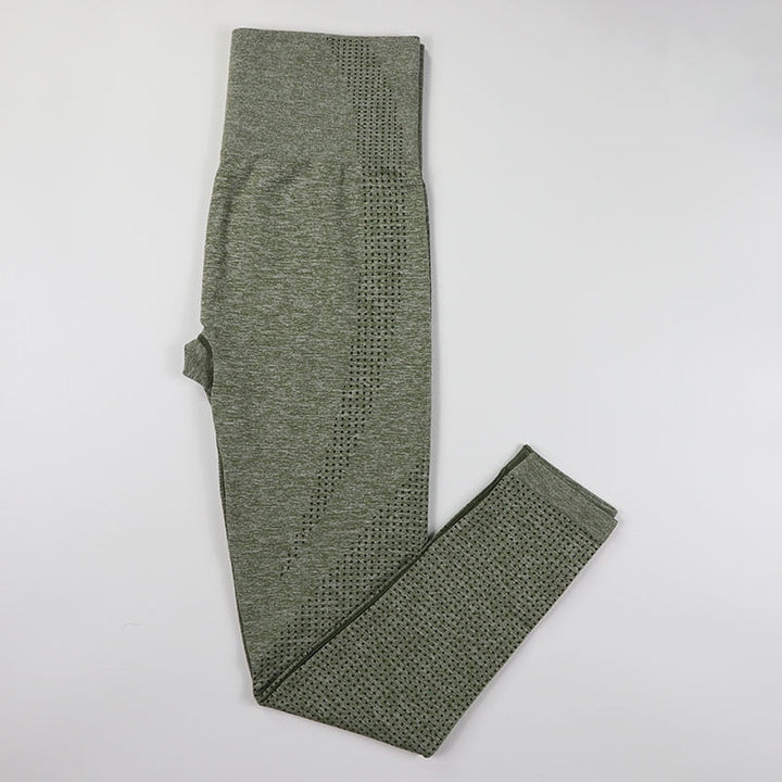 Levoire | Pantalon de Jogging avec Effet Push-Up et Taille Haute pour Femmes Vert armée