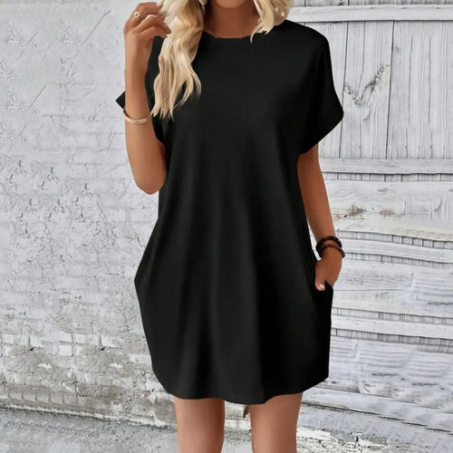 Levoire | Robe vintage surdimensionnée à manches courtes pour femme
