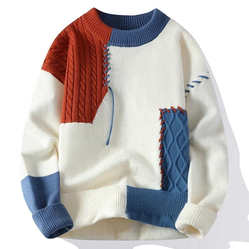 Levoire | Utrecht - Pull En Tricot Patchwork