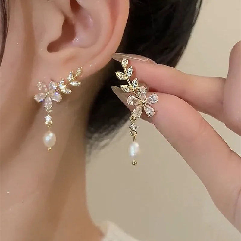 Levoire | Boucles D'Oreilles Feuilles e1194
