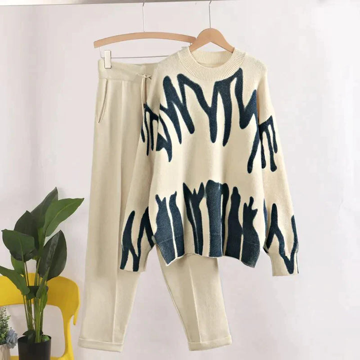 Levoire | Ensemble de combinaison de train Beige-Bleu Une taille