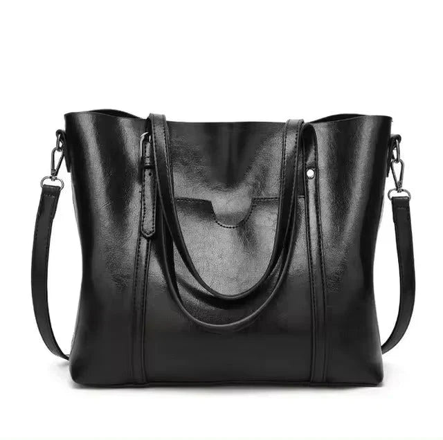 Levoire | Sac à main en cuir au style minimaliste Noir