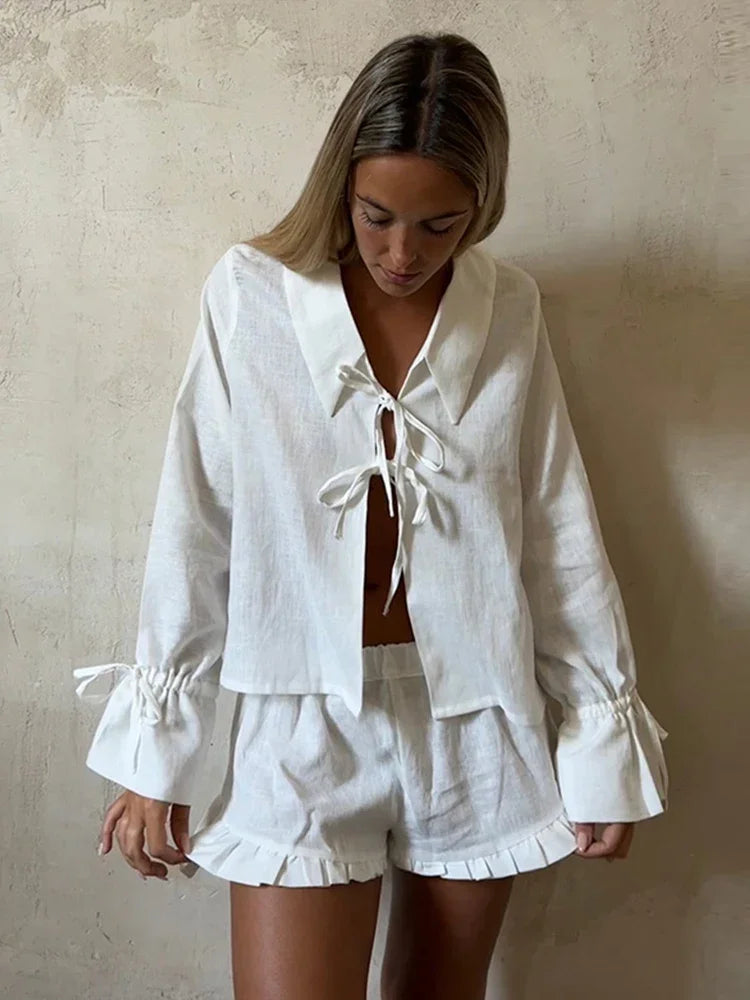 Levoire | Tenue Élégante En Chemise Et Short