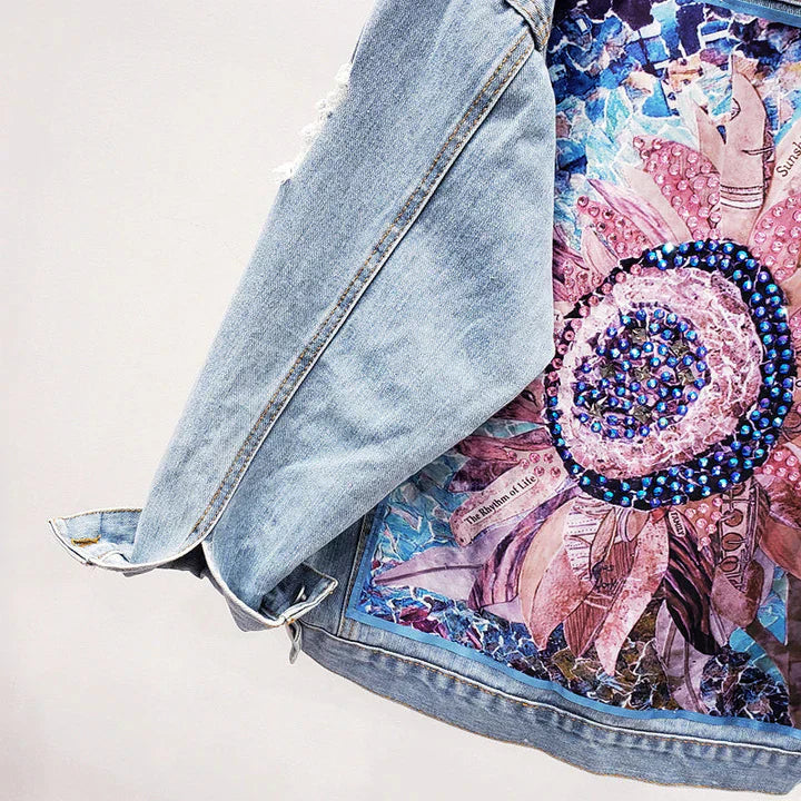 Levoire | Grande Taille Veste Avec Sensation Cachemire Et Impression
