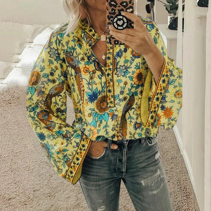 Levoire | T-Shirt Imprimé Pour Femmes Elise Jaune