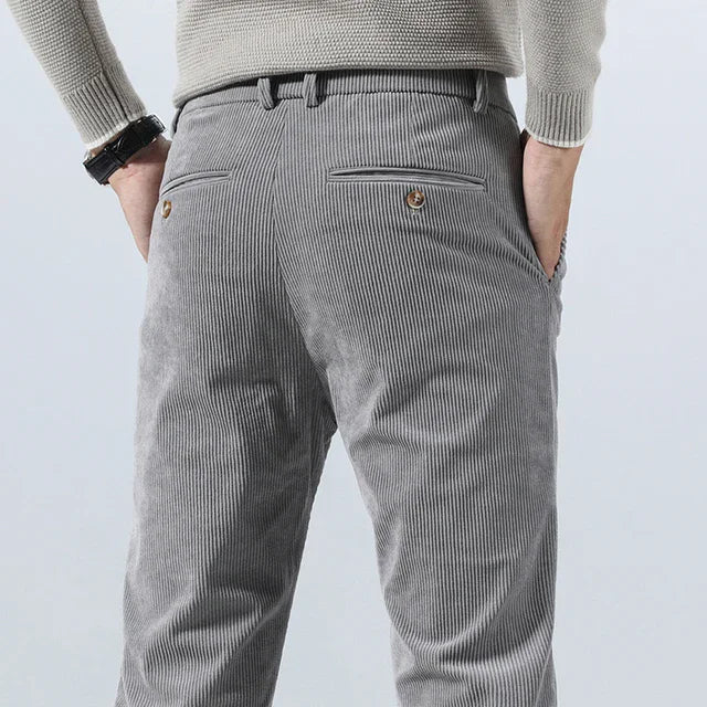 Levoire | Pantalon En Velours Côtelé Élégant Pour Hommes