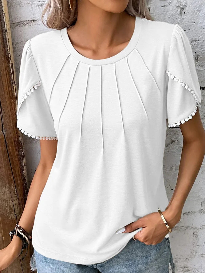 Levoire | Blouse Élégante Avec Une Touche Vintage Blanc