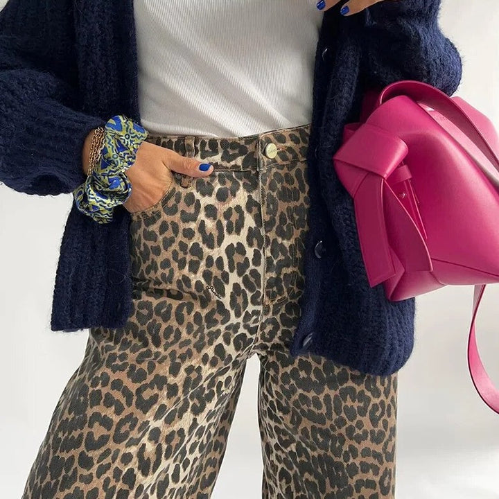Levoire | Pantalons En Imprimé Léopard