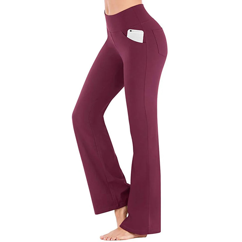 Levoire | Pantalon palazzo pour femmes Brun rouge