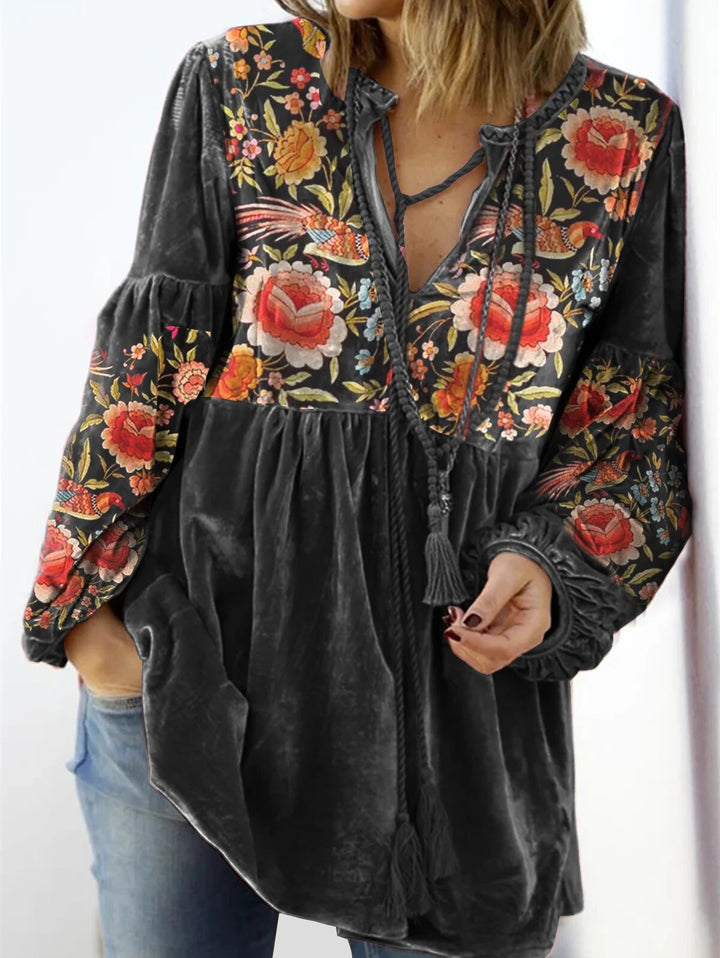Levoire | Camilla V-Cou En Tricot À Motif De Siècle Noir