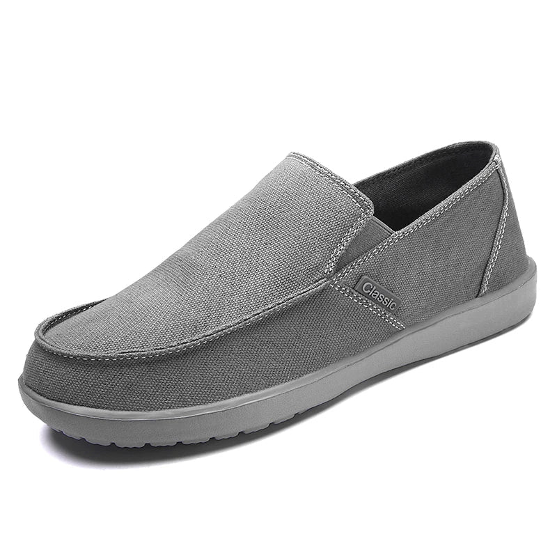 Levoire | Baskets Toile Élégantes Homme Gris