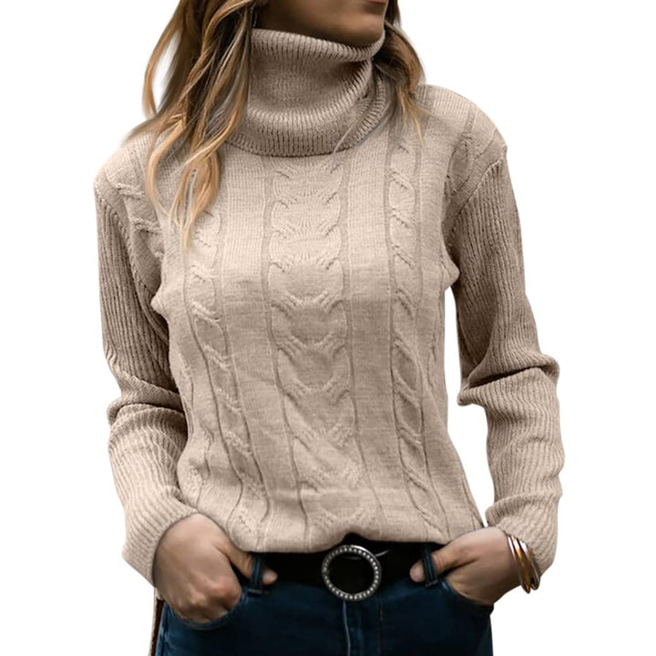Levoire | Pulls à col montant chauds Beige