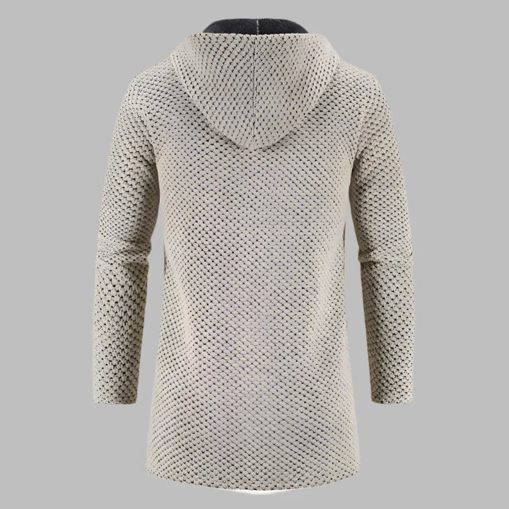 Levoire | Pull À Capuche Pour Hommes Avec Coupe Longue Et Fermeture Éclair