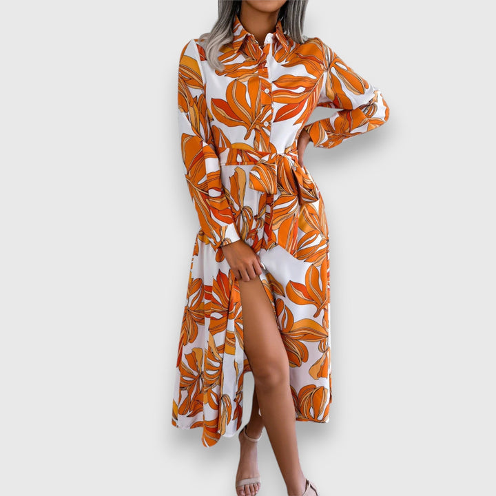 Levoire | Lssiges Chemise Midi Orange