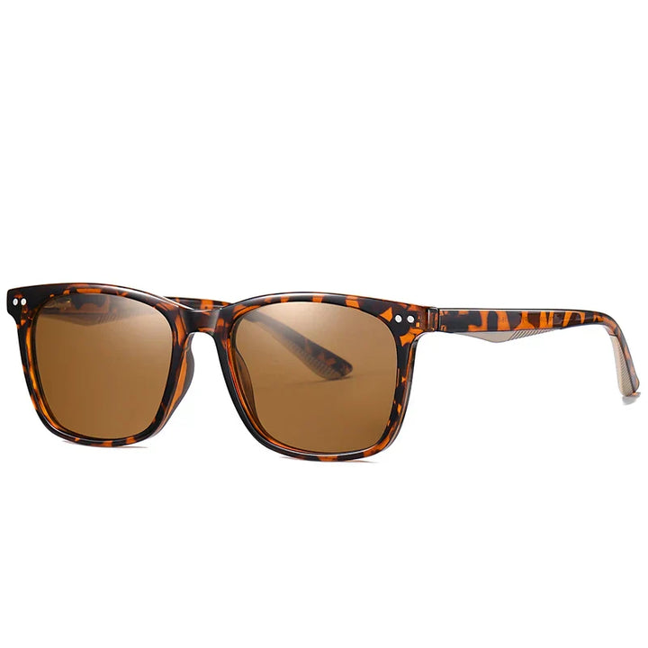Levoire | Lunettes De Soleil Classiques Avec Monture Transparente Pour Femmes Léopard