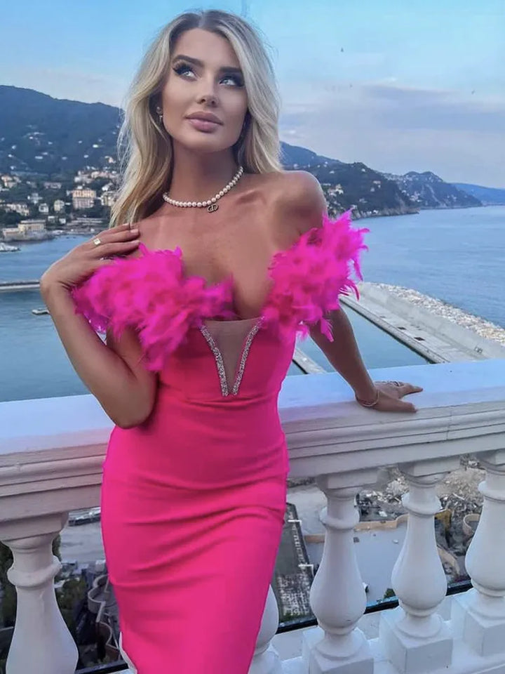 Levoire | Midi Bodycon Bandage Robe