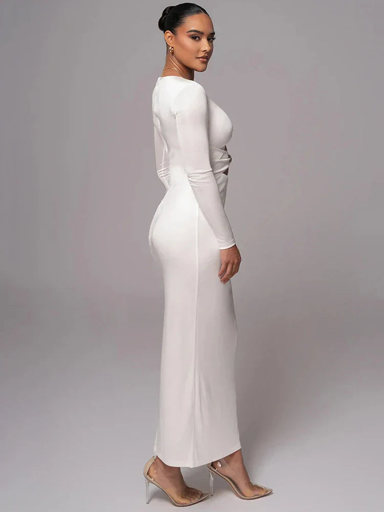 Levoire | Robe Longue Elégante Avec Une Coupe Moulante Sexy