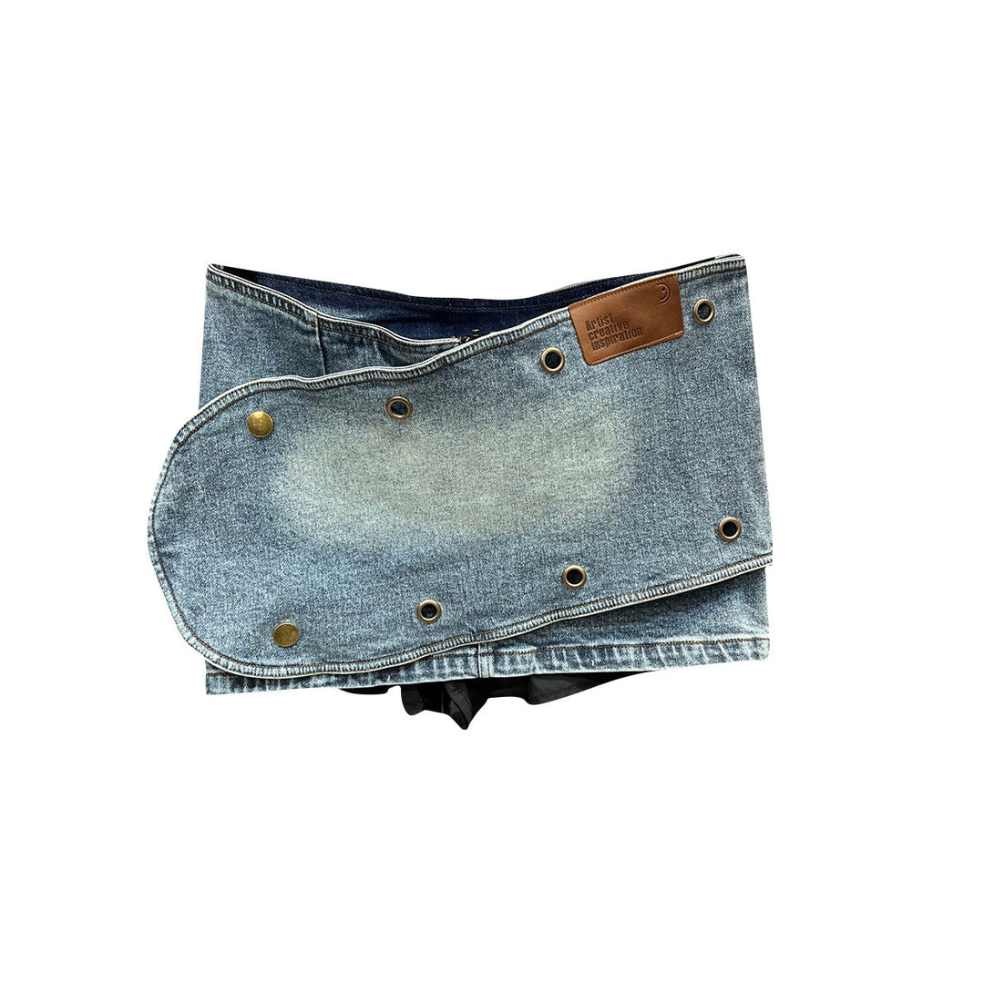 Levoire | Jupe En Denim Courte Pour Femmes