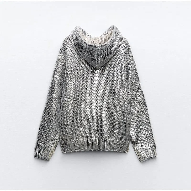 Levoire | Sweatshirt En Métal Argenté