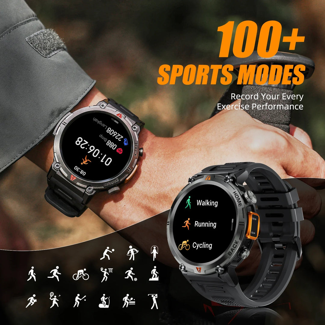 Levoire | Montre Intelligente Avec Plus De 100 Modes Sportifs Et Suivi De La Santé