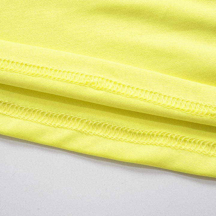 Levoire | Robe Mini À Dos Creux Jaune