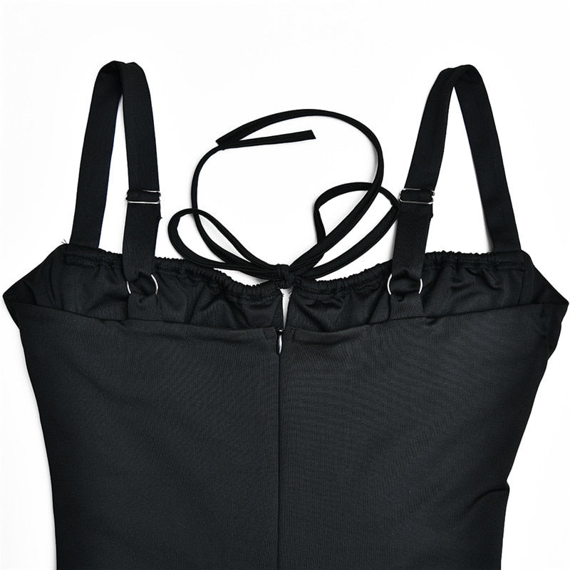 Levoire | Corset À Lacets Sans Bretelles Robe Midi