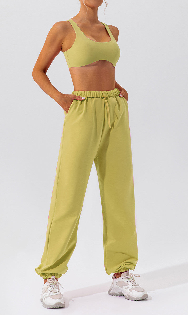 Levoire | Pantalon de Survêtement avec Tissu Respirant et Coupe Ergonomique pour Femmes Vert