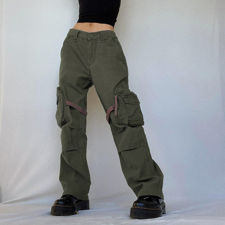 Levoire | Pantalon De Jogging Élégant Et Stylé Pour Femmes Vert militaire