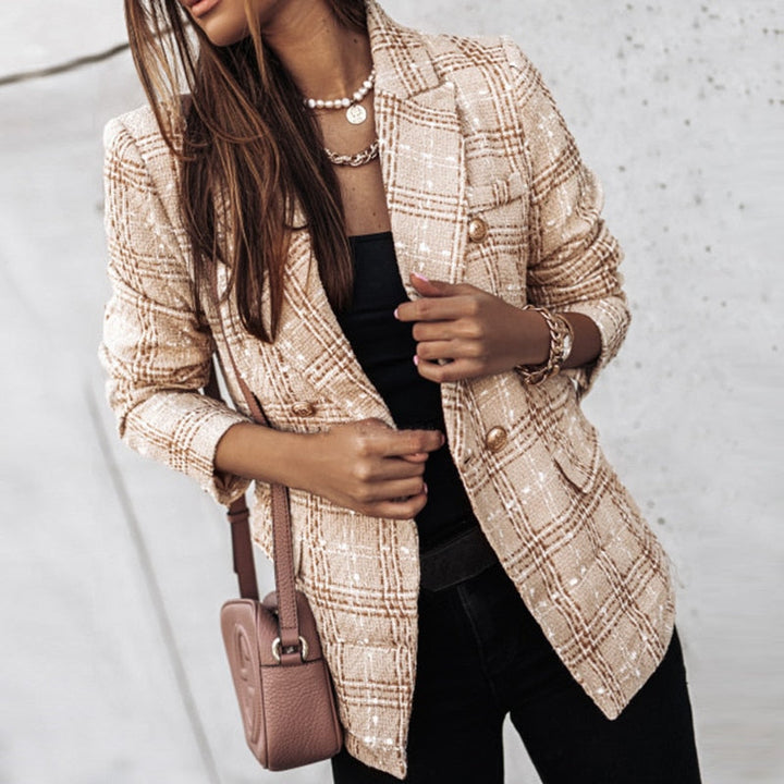 Levoire | Blazer Chic Classique Pour Femmes Beige