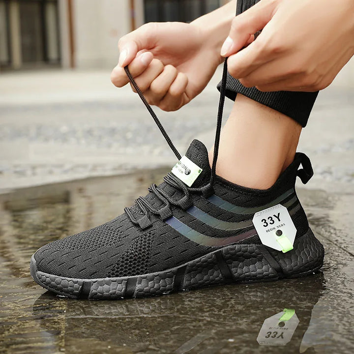 Levoire | Chaussures De Padel Flexibles Avec Semelle Ergonomique Pour Hommes Noir