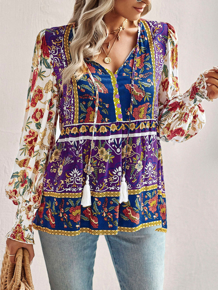 Levoire | Blouse Avec Motif Floral Boho